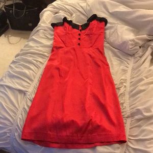 Betsey Johnson red formal dress